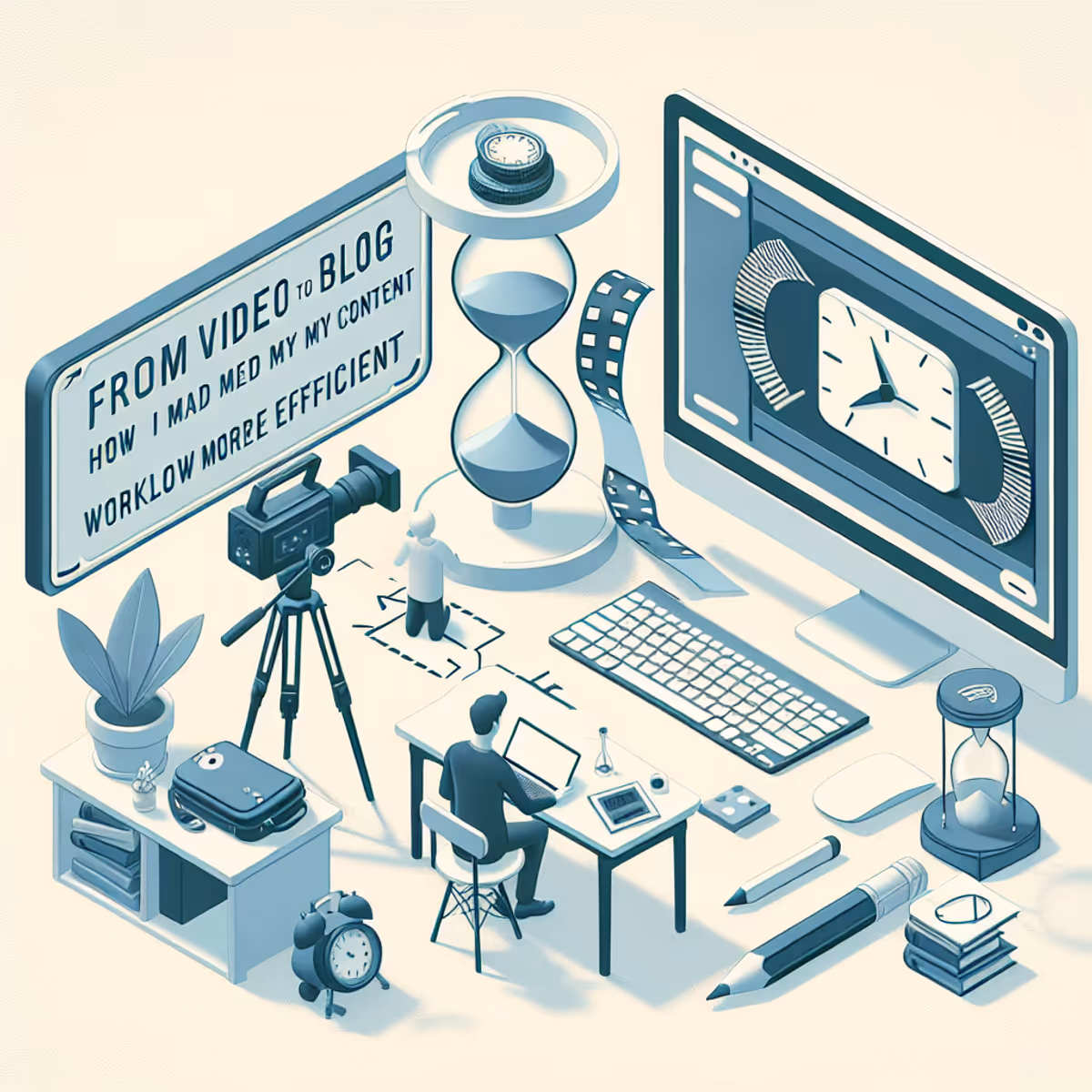 Cover di Dal video al blog: come ho reso il mio workflow di contenuti più efficiente