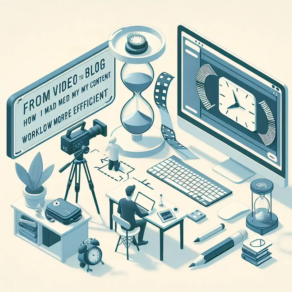 Copertina dell'articolo Dal video al blog: come ho reso il mio workflow di contenuti più efficiente