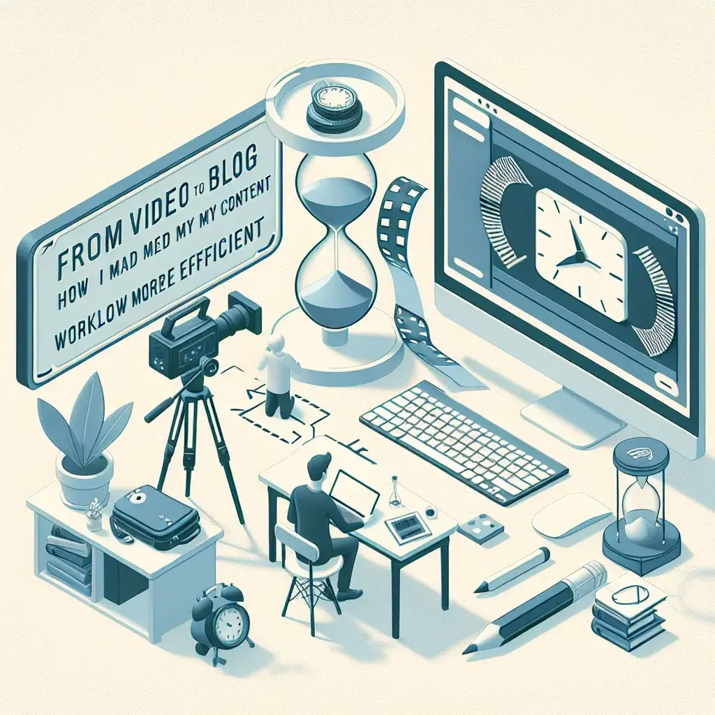 Copertina dell'articolo Dal video al blog: come ho reso il mio workflow di contenuti più efficiente