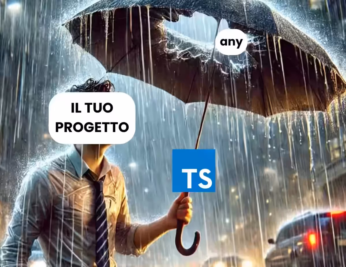 Cover di Come distruggere un progetto TypeScript con una sola parola: 'any'
